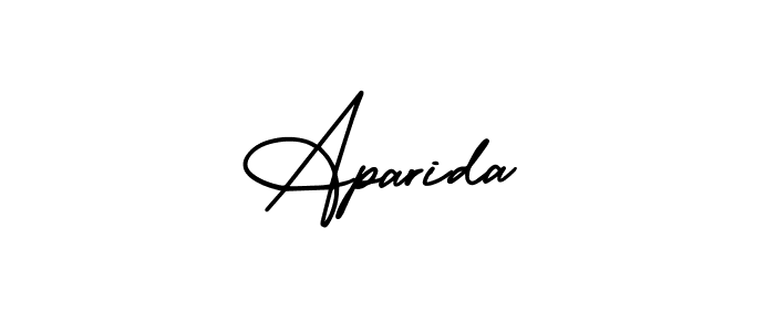 Aparida stylish signature style. Best Handwritten Sign (AmerikaSignatureDemo-Regular) for my name. Handwritten Signature Collection Ideas for my name Aparida. Aparida signature style 3 images and pictures png