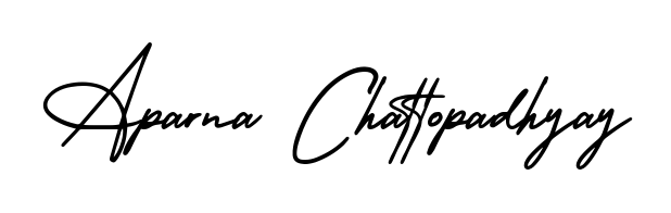 Personalize your online presence with Aparna Chattopadhyay signature rendered in elegant AmerikaSignatureDemo-Regular font. Great for website footers and blogs. Aparna Chattopadhyay signature style 3 images and pictures png