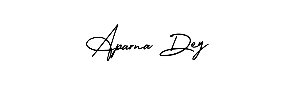 It looks lik you need a new signature style for name Aparna Dey. Design unique handwritten (AmerikaSignatureDemo-Regular) signature with our free signature maker in just a few clicks. Aparna Dey signature style 3 images and pictures png