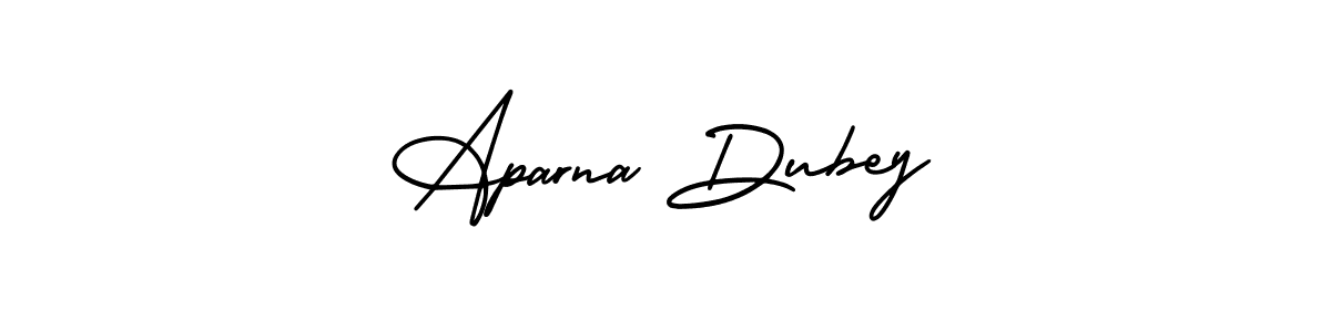 Make a beautiful signature design for name Aparna Dubey. With this signature (AmerikaSignatureDemo-Regular) style, you can create a handwritten signature for free. Aparna Dubey signature style 3 images and pictures png