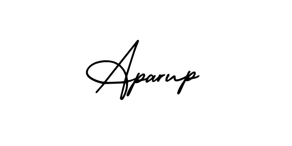 How to make Aparup signature? AmerikaSignatureDemo-Regular is a professional autograph style. Create handwritten signature for Aparup name. Aparup signature style 3 images and pictures png