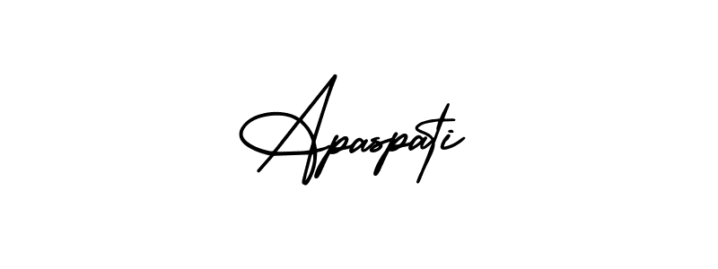 Design your own signature with our free online signature maker. With this signature software, you can create a handwritten (AmerikaSignatureDemo-Regular) signature for name Apaspati. Apaspati signature style 3 images and pictures png