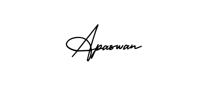 Here are the top 10 professional signature styles for the name Apaswan. These are the best autograph styles you can use for your name. Apaswan signature style 3 images and pictures png
