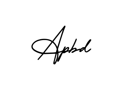 Create a beautiful signature design for name Apbd. With this signature (AmerikaSignatureDemo-Regular) fonts, you can make a handwritten signature for free. Apbd signature style 3 images and pictures png