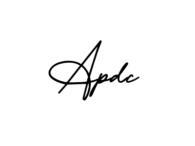 if you are searching for the best signature style for your name Apdc. so please give up your signature search. here we have designed multiple signature styles  using AmerikaSignatureDemo-Regular. Apdc signature style 3 images and pictures png