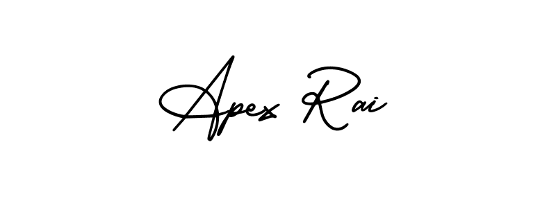 Design your own signature with our free online signature maker. With this signature software, you can create a handwritten (AmerikaSignatureDemo-Regular) signature for name Apex Rai. Apex Rai signature style 3 images and pictures png