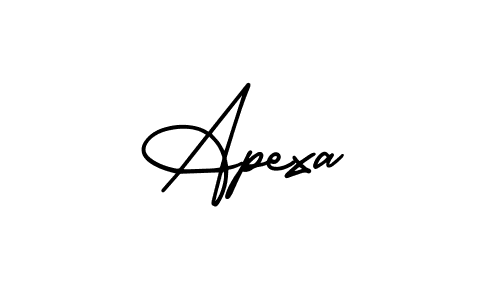 Also You can easily find your signature by using the search form. We will create Apexa name handwritten signature images for you free of cost using AmerikaSignatureDemo-Regular sign style. Apexa signature style 3 images and pictures png