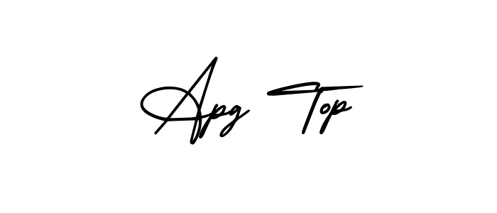 Create a beautiful signature design for name Apg Top. With this signature (AmerikaSignatureDemo-Regular) fonts, you can make a handwritten signature for free. Apg Top signature style 3 images and pictures png