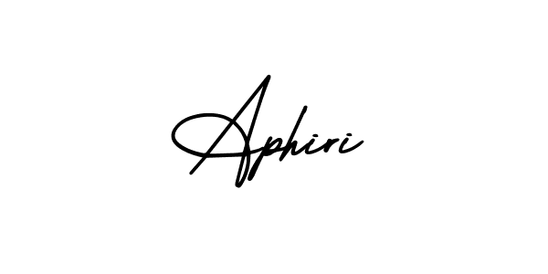 How to make Aphiri signature? AmerikaSignatureDemo-Regular is a professional autograph style. Create handwritten signature for Aphiri name. Aphiri signature style 3 images and pictures png