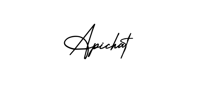 Best and Professional Signature Style for Apichat. AmerikaSignatureDemo-Regular Best Signature Style Collection. Apichat signature style 3 images and pictures png