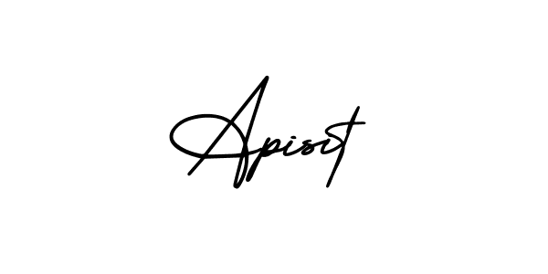 Make a beautiful signature design for name Apisit. Use this online signature maker to create a handwritten signature for free. Apisit signature style 3 images and pictures png