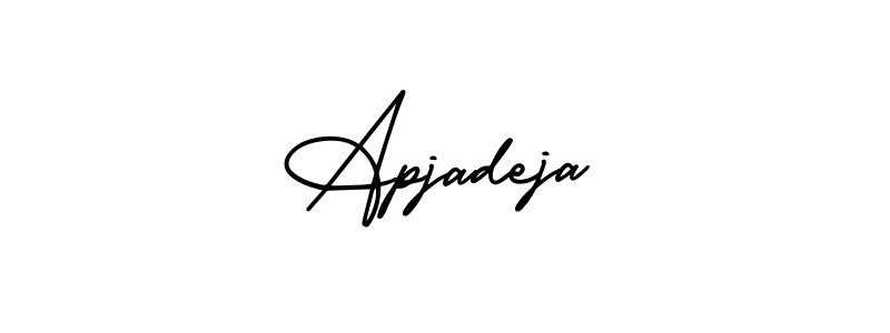 Make a beautiful signature design for name Apjadeja. Use this online signature maker to create a handwritten signature for free. Apjadeja signature style 3 images and pictures png