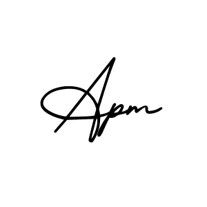 Create a beautiful signature design for name Apm. With this signature (AmerikaSignatureDemo-Regular) fonts, you can make a handwritten signature for free. Apm signature style 3 images and pictures png