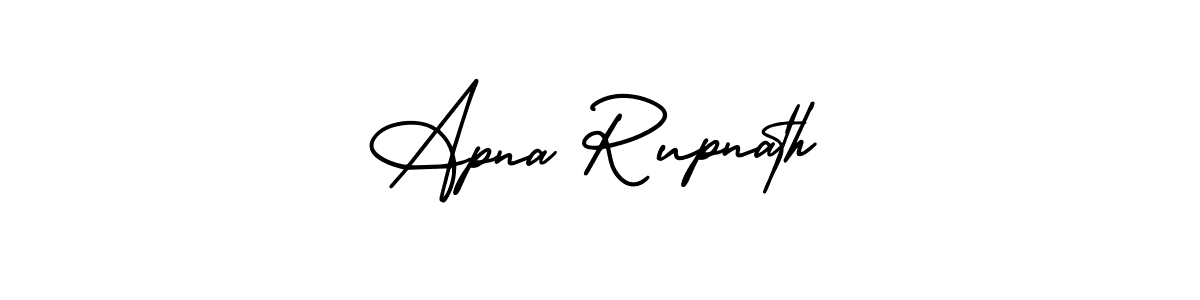 AmerikaSignatureDemo-Regular is a professional signature style that is perfect for those who want to add a touch of class to their signature. It is also a great choice for those who want to make their signature more unique. Get Apna Rupnath name to fancy signature for free. Apna Rupnath signature style 3 images and pictures png