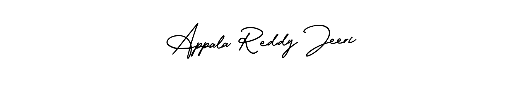 How to make Appala Reddy Jeeri name signature. Use AmerikaSignatureDemo-Regular style for creating short signs online. This is the latest handwritten sign. Appala Reddy Jeeri signature style 3 images and pictures png