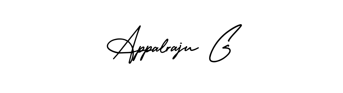 The best way (AmerikaSignatureDemo-Regular) to make a short signature is to pick only two or three words in your name. The name Appalraju G include a total of six letters. For converting this name. Appalraju G signature style 3 images and pictures png