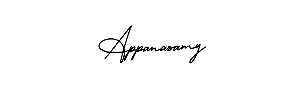 Make a beautiful signature design for name Appanasamy. With this signature (AmerikaSignatureDemo-Regular) style, you can create a handwritten signature for free. Appanasamy signature style 3 images and pictures png