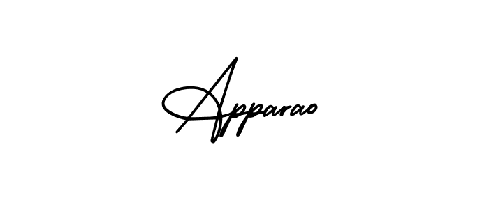 Design your own signature with our free online signature maker. With this signature software, you can create a handwritten (AmerikaSignatureDemo-Regular) signature for name Apparao. Apparao signature style 3 images and pictures png