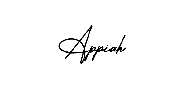 Make a beautiful signature design for name Appiah. With this signature (AmerikaSignatureDemo-Regular) style, you can create a handwritten signature for free. Appiah signature style 3 images and pictures png