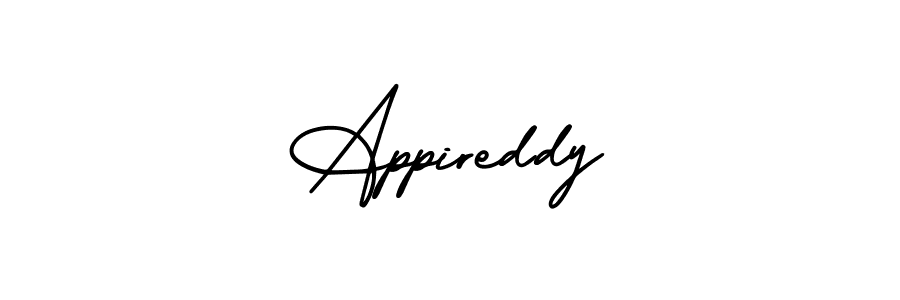 Make a beautiful signature design for name Appireddy. With this signature (AmerikaSignatureDemo-Regular) style, you can create a handwritten signature for free. Appireddy signature style 3 images and pictures png