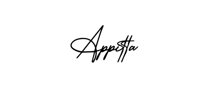 Also we have Appitta name is the best signature style. Create professional handwritten signature collection using AmerikaSignatureDemo-Regular autograph style. Appitta signature style 3 images and pictures png
