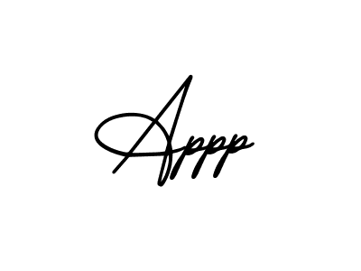 Appp stylish signature style. Best Handwritten Sign (AmerikaSignatureDemo-Regular) for my name. Handwritten Signature Collection Ideas for my name Appp. Appp signature style 3 images and pictures png