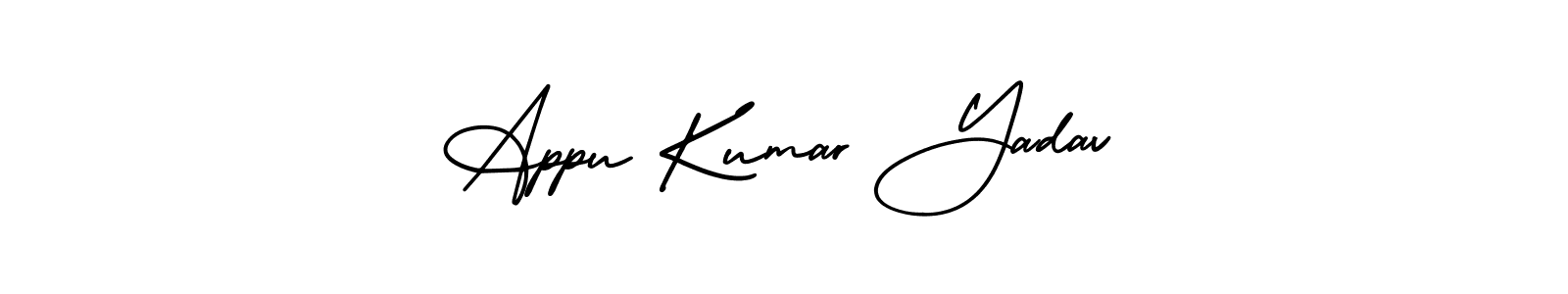 How to Draw Appu Kumar Yadav signature style? AmerikaSignatureDemo-Regular is a latest design signature styles for name Appu Kumar Yadav. Appu Kumar Yadav signature style 3 images and pictures png