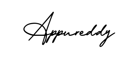 Quickly download Appureddy name signature in high-resolution PNG using AmerikaSignatureDemo-Regular style. Ready to insert into PDFs and online applications. Appureddy signature style 3 images and pictures png