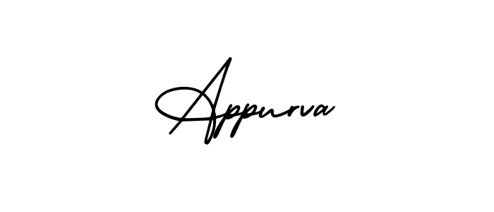 Appurva stylish signature style. Best Handwritten Sign (AmerikaSignatureDemo-Regular) for my name. Handwritten Signature Collection Ideas for my name Appurva. Appurva signature style 3 images and pictures png