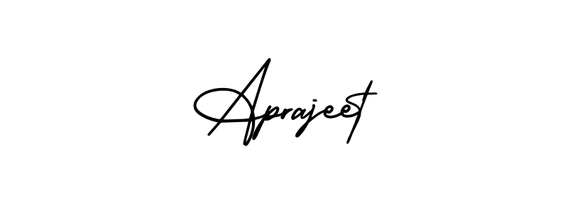 It looks lik you need a new signature style for name Aprajeet. Design unique handwritten (AmerikaSignatureDemo-Regular) signature with our free signature maker in just a few clicks. Aprajeet signature style 3 images and pictures png