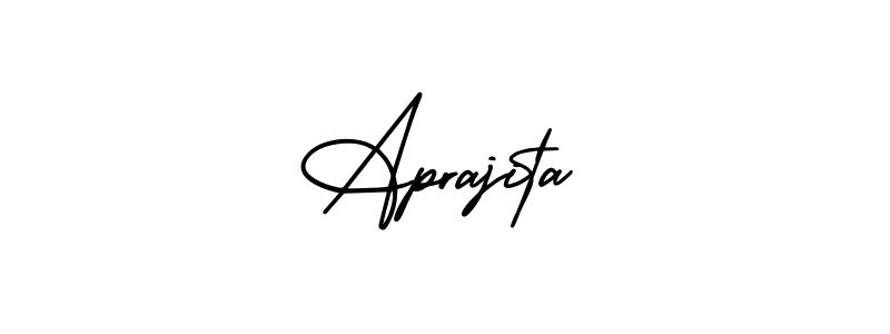 Design your own signature with our free online signature maker. With this signature software, you can create a handwritten (AmerikaSignatureDemo-Regular) signature for name Aprajita. Aprajita signature style 3 images and pictures png