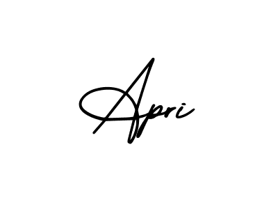 Apri stylish signature style. Best Handwritten Sign (AmerikaSignatureDemo-Regular) for my name. Handwritten Signature Collection Ideas for my name Apri. Apri signature style 3 images and pictures png