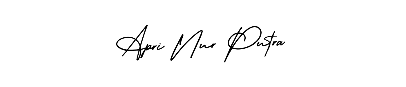 See photos of Apri Nur Putra official signature by Spectra . Check more albums & portfolios. Read reviews & check more about AmerikaSignatureDemo-Regular font. Apri Nur Putra signature style 3 images and pictures png