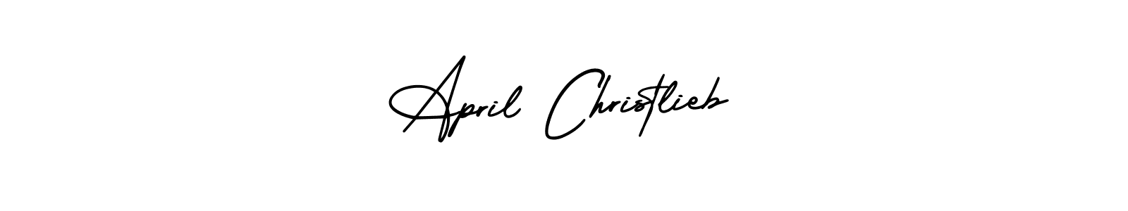 This is the best signature style for the April Christlieb name. Also you like these signature font (AmerikaSignatureDemo-Regular). Mix name signature. April Christlieb signature style 3 images and pictures png