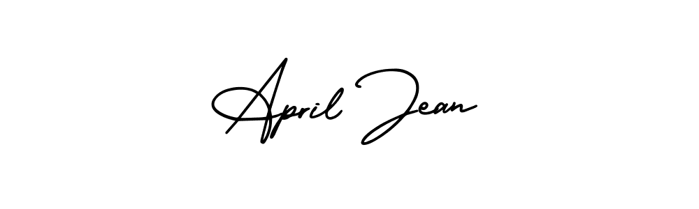 if you are searching for the best signature style for your name April Jean. so please give up your signature search. here we have designed multiple signature styles  using AmerikaSignatureDemo-Regular. April Jean signature style 3 images and pictures png