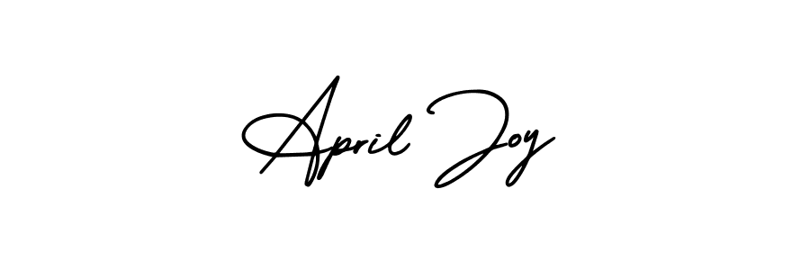 Design your own signature with our free online signature maker. With this signature software, you can create a handwritten (AmerikaSignatureDemo-Regular) signature for name April Joy. April Joy signature style 3 images and pictures png