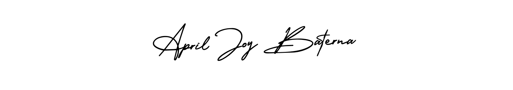 Create a beautiful signature design for name April Joy Baterna. With this signature (AmerikaSignatureDemo-Regular) fonts, you can make a handwritten signature for free. April Joy Baterna signature style 3 images and pictures png