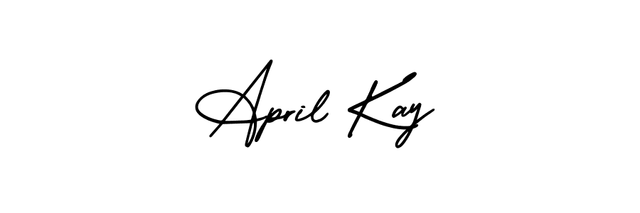 Similarly AmerikaSignatureDemo-Regular is the best handwritten signature design. Signature creator online .You can use it as an online autograph creator for name April Kay. April Kay signature style 3 images and pictures png