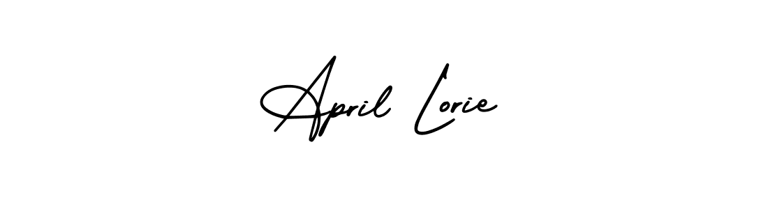 This is the best signature style for the April Lorie name. Also you like these signature font (AmerikaSignatureDemo-Regular). Mix name signature. April Lorie signature style 3 images and pictures png