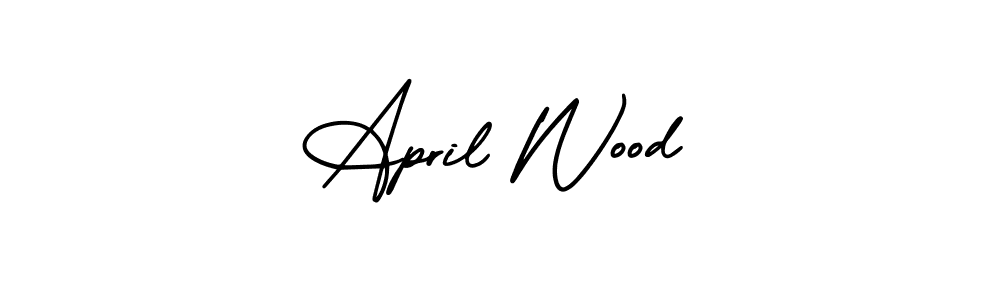 Check out images of Autograph of April Wood name. Actor April Wood Signature Style. AmerikaSignatureDemo-Regular is a professional sign style online. April Wood signature style 3 images and pictures png