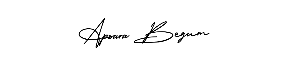 How to Draw Apsara Begum signature style? AmerikaSignatureDemo-Regular is a latest design signature styles for name Apsara Begum. Apsara Begum signature style 3 images and pictures png