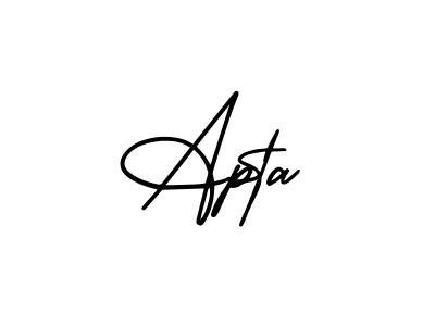 Similarly AmerikaSignatureDemo-Regular is the best handwritten signature design. Signature creator online .You can use it as an online autograph creator for name Apta. Apta signature style 3 images and pictures png