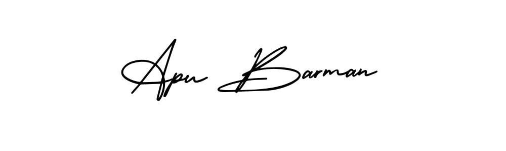 How to Draw Apu Barman signature style? AmerikaSignatureDemo-Regular is a latest design signature styles for name Apu Barman. Apu Barman signature style 3 images and pictures png