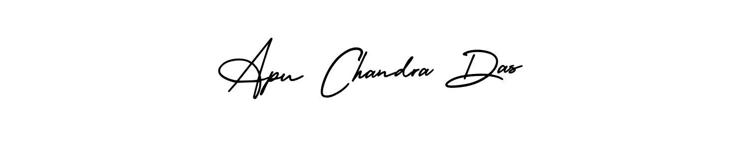 Create a beautiful signature design for name Apu Chandra Das. With this signature (AmerikaSignatureDemo-Regular) fonts, you can make a handwritten signature for free. Apu Chandra Das signature style 3 images and pictures png