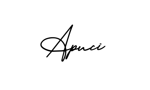 Best and Professional Signature Style for Apuci. AmerikaSignatureDemo-Regular Best Signature Style Collection. Apuci signature style 3 images and pictures png