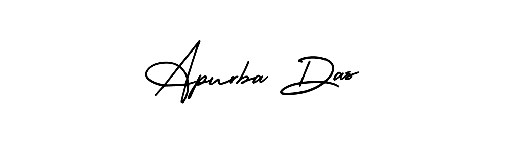 Use a signature maker to create a handwritten signature online. With this signature software, you can design (AmerikaSignatureDemo-Regular) your own signature for name Apurba Das. Apurba Das signature style 3 images and pictures png