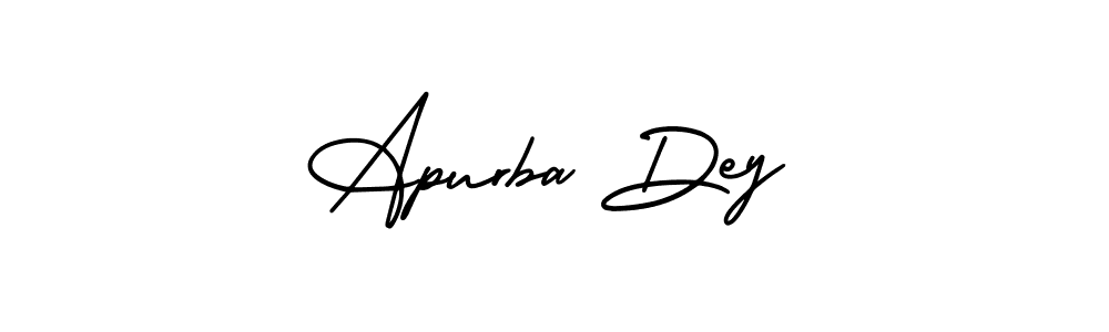 Make a beautiful signature design for name Apurba Dey. With this signature (AmerikaSignatureDemo-Regular) style, you can create a handwritten signature for free. Apurba Dey signature style 3 images and pictures png