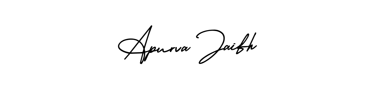 if you are searching for the best signature style for your name Apurva Jaifh. so please give up your signature search. here we have designed multiple signature styles  using AmerikaSignatureDemo-Regular. Apurva Jaifh signature style 3 images and pictures png