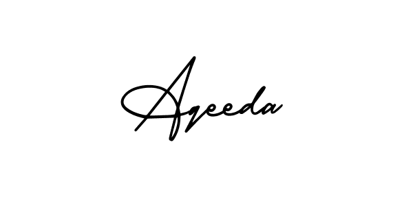 You can use this online signature creator to create a handwritten signature for the name Aqeeda. This is the best online autograph maker. Aqeeda signature style 3 images and pictures png