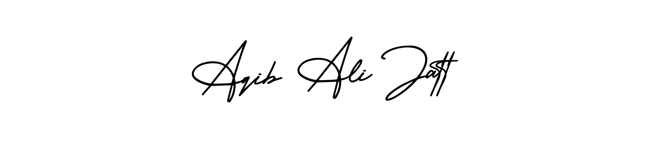 Create a beautiful signature design for name Aqib Ali Jatt. With this signature (AmerikaSignatureDemo-Regular) fonts, you can make a handwritten signature for free. Aqib Ali Jatt signature style 3 images and pictures png